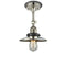 Innovations Lighting Railroad 1 Light Sconce Part Of The Franklin Restoration Collection 203BP-PNBK-M1-PN