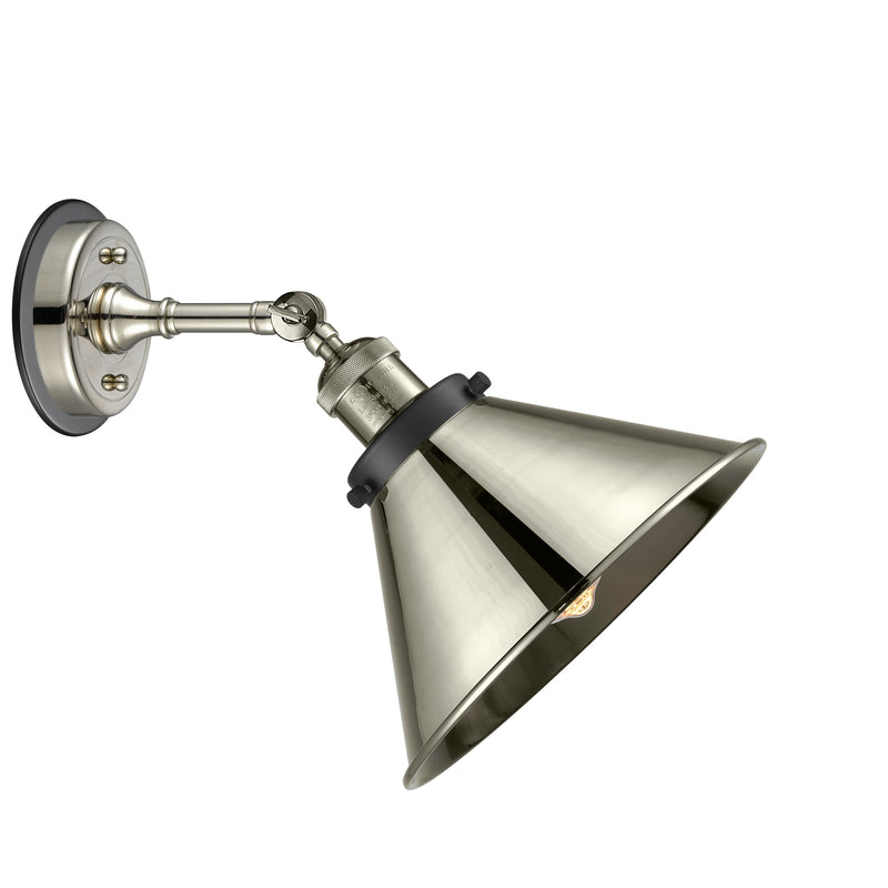 Innovations Lighting Briarcliff 1 Light Sconce Part Of The Franklin Restoration Collection 203BP-PNBK-M10-PN