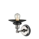 Innovations Lighting Railroad 1 Light Sconce Part Of The Franklin Restoration Collection 203BP-PNBK-M6-BK