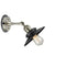 Innovations Lighting Railroad 1 Light Sconce Part Of The Franklin Restoration Collection 203BP-PNBK-M6-BK