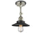 Innovations Lighting Railroad 1 Light Sconce Part Of The Franklin Restoration Collection 203BP-PNBK-M6-BK