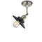Innovations Lighting Railroad 1 Light Sconce Part Of The Franklin Restoration Collection 203BP-PNBK-M6-BK