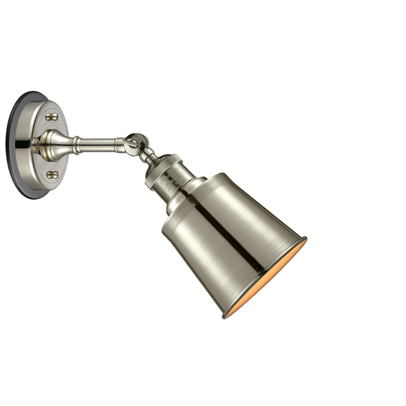 Innovations Lighting Addison 1 Light Sconce Part Of The Franklin Restoration Collection 203BP-PNBK-M9-PN
