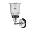 Innovations Lighting Canton 1 Light Mixed Metals Sconce Part Of The Franklin Restoration Collection 203PC-BPBK-HRBK-G182