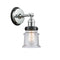 Canton Sconce shown in the Polished Chrome finish with a Seedy shade