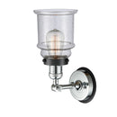 Innovations Lighting Canton 1 Light Mixed Metals Sconce Part Of The Franklin Restoration Collection 203PC-BPBK-HRBK-G184