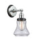 Bellmont Sconce shown in the Polished Chrome finish with a Seedy shade