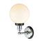 Innovations Lighting Beacon 1 Light 8" Sconce 203PC-BPBK-HRBK-G201-8