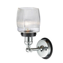 Innovations Lighting Colton 1 Light Mixed Metals Sconce Part Of The Franklin Restoration Collection 203PC-BPBK-HRBK-G302