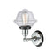 Innovations Lighting Small Oxford 1 Light Mixed Metals Sconce Part Of The Franklin Restoration Collection 203PC-BPBK-HRBK-G532
