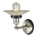 Innovations Lighting Halophane 1 Light Mixed Metals Sconce Part Of The Franklin Restoration Collection 203SN-BPBK-HRBK-G2