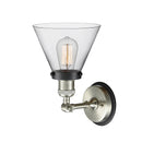 Innovations Lighting Large Cone 1 Light Mixed Metals Sconce Part Of The Franklin Restoration Collection 203SN-BPBK-HRBK-G42
