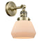 Innovations Lighting Fulton 1 Light 7" Sconce with Switch 203SW-AB-G171-LED