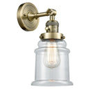 Innovations Lighting Canton 1 Light 6.5" Sconce with Switch 203SW-AB-G182-LED