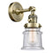 Innovations Lighting Canton 1 Light 6.5" Sconce with Switch 203SW-AB-G184S-LED