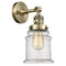 Innovations Lighting Canton 1 Light 6.5" Sconce with Switch 203SW-AB-G184-LED