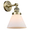 Innovations Lighting Cone 1 Light 8" Sconce with Switch 203SW-AB-G41-LED
