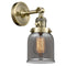 Innovations Lighting Bell 1 Light 5" Sconce with Switch 203SW-AB-G53-LED