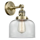 Innovations Lighting Bell 1 Light 8" Sconce With Switch 203SW-AB-G72-LED