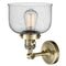 Innovations Lighting Bell 1 Light 8" Sconce With Switch 203SW-AB-G74-LED