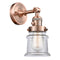 Innovations Lighting Canton 1 Light 6.5" Sconce With Switch 203SW-AC-G182S