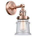 Innovations Lighting Canton 1 Light 6.5" Sconce With Switch 203SW-AC-G184S
