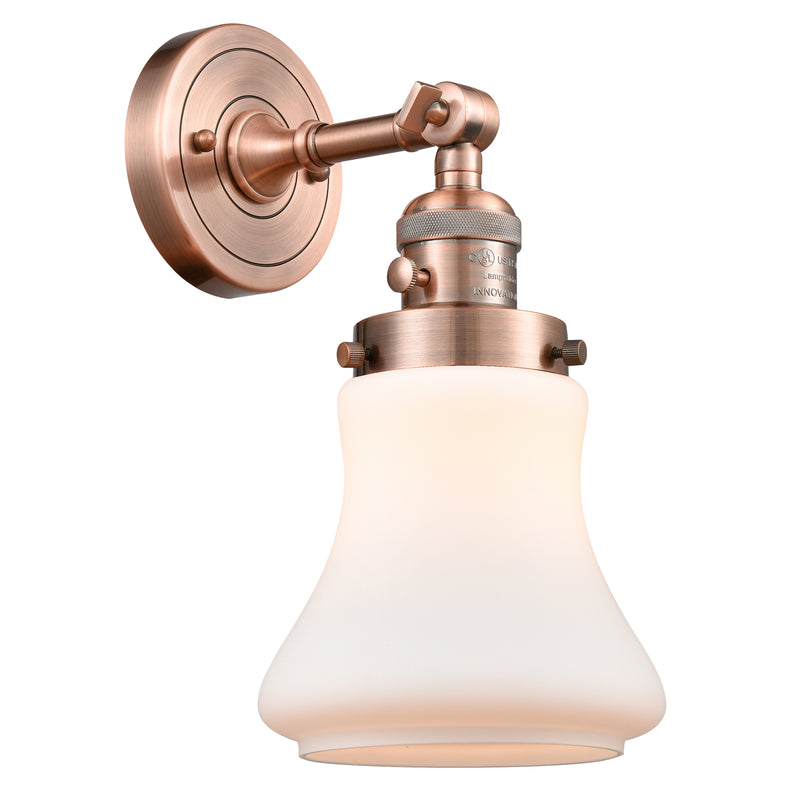 Innovations Lighting Bellmont 1 Light 6.5" Sconce With Switch 203SW-AC-G191