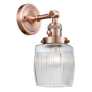 Innovations Lighting Colton 1 Light 5.5" Sconce With Switch 203SW-AC-G302