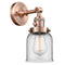 Innovations Lighting Bell 1 Light 5" Sconce With Switch 203SW-AC-G52