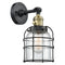 Innovations Lighting Bell Cage 1 Light 6" Sconce With Switch 203SW-BAB-G52-CE