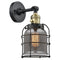 Innovations Lighting Bell Cage 1 Light 6" Sconce With Switch 203SW-BAB-G53-CE