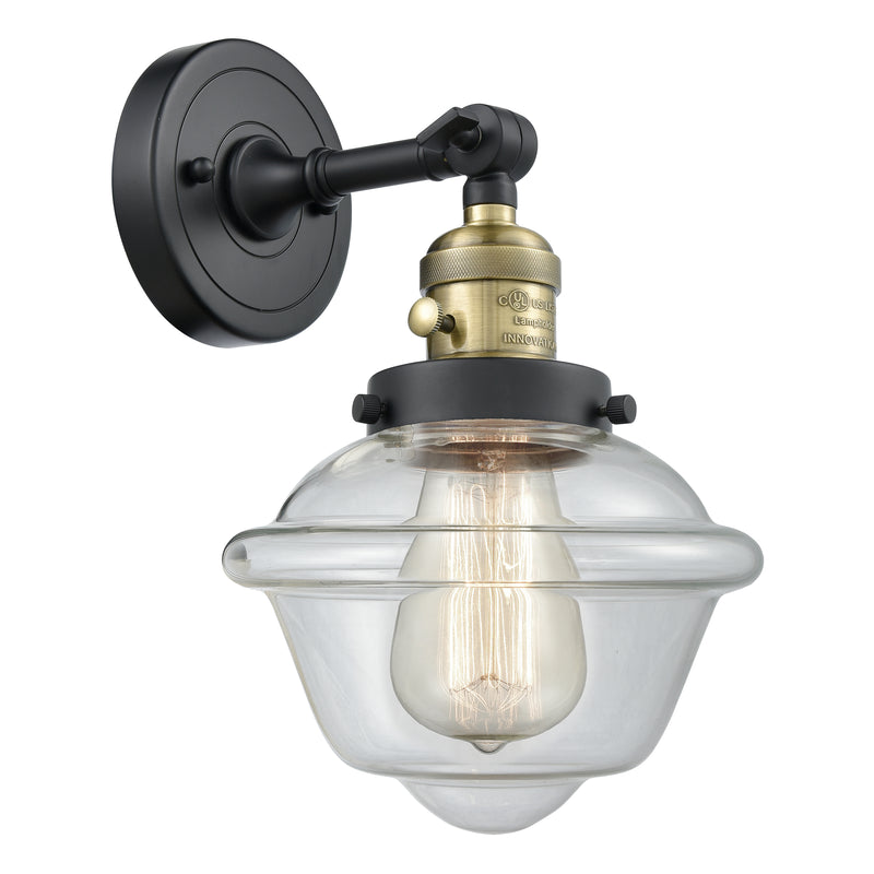 Innovations Lighting Oxford 1 Light 7.5" Sconce With Switch 203SW-BAB-G532