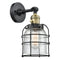 Innovations Lighting Bell Cage 1 Light 6" Sconce With Switch 203SW-BAB-G54-CE