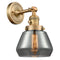 Innovations Lighting Fulton 1 Light 7" Sconce With Switch 203SW-BB-G173