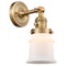 Innovations Lighting Canton 1 Light 6.5" Sconce With Switch 203SW-BB-G181S