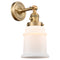 Innovations Lighting Canton 1 Light 6.5" Sconce With Switch 203SW-BB-G181