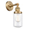 Innovations Lighting Dover 1 Light 4.5" Sconce With Switch 203SW-BB-G312