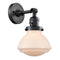 Innovations Lighting Olean 1 Light 6.75" Sconce With Switch 203SW-BK-G321