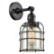 Innovations Lighting Bell Cage 1 Light 6" Sconce With Switch 203SW-BK-G58-CE