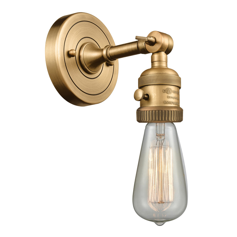Innovations Lighting Bare Bulb 1 Light 4.5" Sconce with Switch 203SW-BB