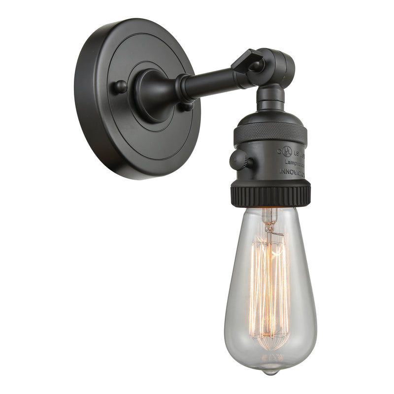 Innovations Lighting Bare Bulb 1 Light 4.5" Sconce with Switch 203SW-OB