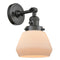 Innovations Lighting Fulton 1 Light 7" Sconce With Switch 203SW-OB-G171