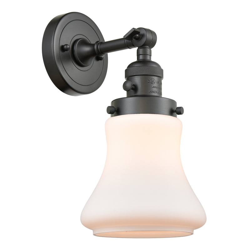 Innovations Lighting Bellmont 1 Light 6.5" Sconce With Switch 203SW-OB-G191