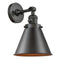 Innovations Lighting Appalachian 1 Light 8" Sconce With Switch 203SW-OB-M13-OB