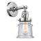Innovations Lighting Canton 1 Light 6.5" Sconce With Switch 203SW-PC-G184S