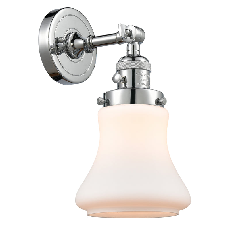 Innovations Lighting Bellmont 1 Light 6.5" Sconce With Switch 203SW-PC-G191