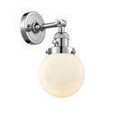 Innovations Lighting Beacon 1-100 watt 6 inch Polished Chrome Sconce Matte White Cased glass 180 Degree Swivel High-Low-Off Switch 203SWPCG2016