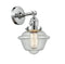 Innovations Lighting Small Oxford 1-100 watt 8 inch Polished Chrome Sconce  Seedy glass   180 Degree Adjustable Swivel High-Low-Off Switch 203SWPCG534