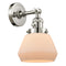 Innovations Lighting Fulton 1 Light 7" Sconce With Switch 203SW-PN-G171