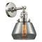 Innovations Lighting Fulton 1 Light 7" Sconce With Switch 203SW-PN-G173